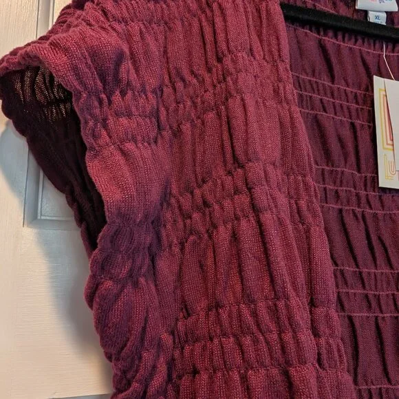 NWT Eggplant LuLaRoe Kaylin - Picture 4 of 8